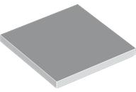Placa Lisa 4x4 Branca