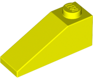 Tijolo com inclinação 33 - 3x1 - Amarelo Neon