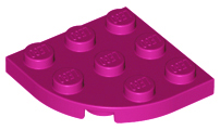 Placa de Canto 3x3 Magenta