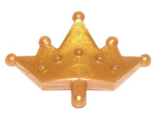 Tiara para Minifigura Pearl Gold