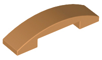 Tijolo Curvado 4x1 Medium Nougat