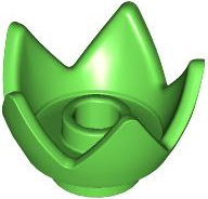 Capacete de Minifigura Verde Brilhante