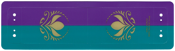 Dossel de plástico desenho de flores com crista de Arendelle - Lego 41164