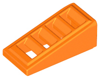 Inclinação 18 2x1x2/3 com 4 Slots Laranja