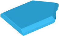 Placa modificada 2x3 Pentagonal Dark Azure