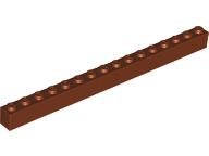 Tijolo 1x16 Marrom