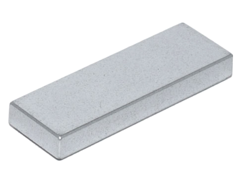 Placa Lisa 1x3 Metallic Silver