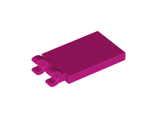 Placa Modificada 2x3 com clip Magenta