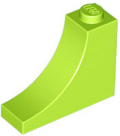 Tijolo com arco invertido 1x3x2 Verde Limão