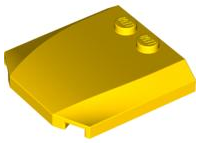 Placa em Cunha  4x4x2/3 Amarela