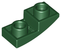 Inclinação Curva 2x1 Invertida Verde Escura