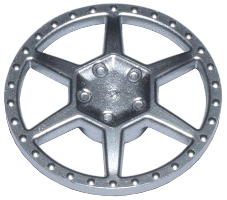 Calota com 6 Raios - para Roda 72206pb01 Metallic Silver