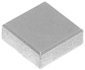 Placa Lisa 1x1 Metalic Silver