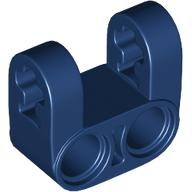 Conector Eixo-Pinos Perpendicular com Lados Reforçados Azul Escuro