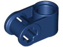 Conector Eixo-Pino Perpendicular Azul Escuro