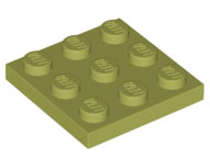Placa 3x3 Verde Oliva