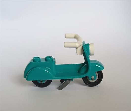 Moto Elétrica Azul Turquesa