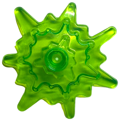 Escudo Splat - Feitiço Mágico  Translúcido Verde Brilhante