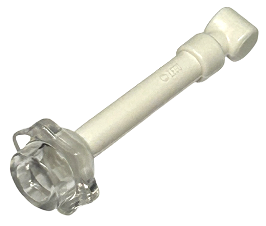 Varinha Mágica Branca com Extremidade Transparente