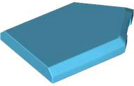 Placa modificada 2x3 Pentagonal Medium Azure