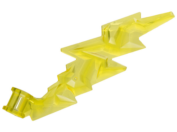 Raio angular ondulado com furo para eixo Translúcido Amarelo