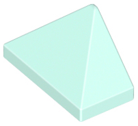 Inclinação tripla 45 2x1 Light Aqua