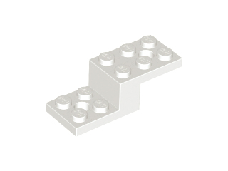 Suporte 5x2x1 1/3 com 2 furos Branco