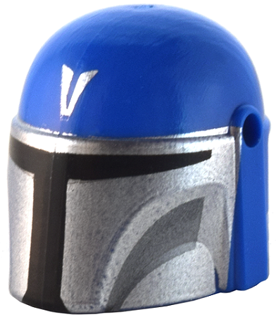 Capacete Mandaloriano Azul