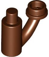 Haste da planta/caule/videira com pino Marrom