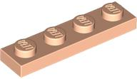 Placa 1x4 - Light Nougat