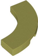Placa Lisa de Canto 3x3 Verde Oliva