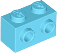 Tijolo Modificado 1x2 Medium Azure