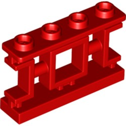 Cerca Ornamental Asiática 1x4x2 Vermelha