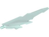 Espada grande de fragmento de cristal Translúcida Azul Clara