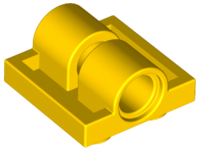 Placa Modificada 2x2 com furos para pino Amarela