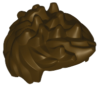 Cabelo Espetado Marrom Escuro