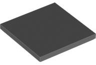 Placa Lisa 4x4 Cinza Escura