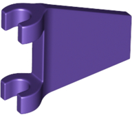 Bandeira Lego 2x2 Trapezoidal Dark Purple