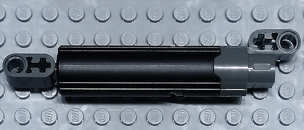 Atuador Linear Technic Preto com Extremidades Cinza Escuro - Tipo 2
