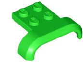 Para-lamas 4x3x1 Verde Brilhante