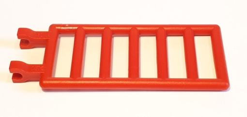 Barra 7x3 com clipes duplos (escada) Vermelha