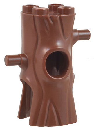 Fantasia de Tronco de Árvore Marrom