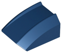 Inclinação Curva 2x2 Azul Escura