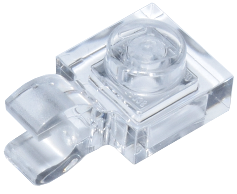 Placa Modificada 1x1 com Clip Horizontal Translúcida