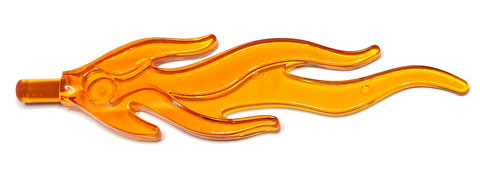 Chama Translúcida Laranja