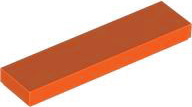 Placa Lisa 1x4 Reddish Orange