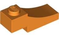Tijolo em Arco Invertido 1x3 Laranja