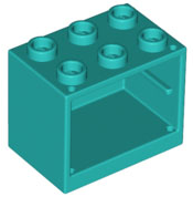 Armário 2x3x2 Azul Turquesa