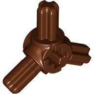 Conector HUB com 3 Eixos Marrom