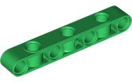 Viga 1x7 com Furos Perpendiculares Verde